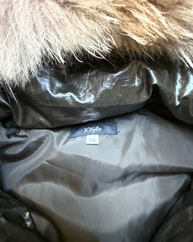 XSTYLE "OLIVE NIGHTFALL" PUFFER