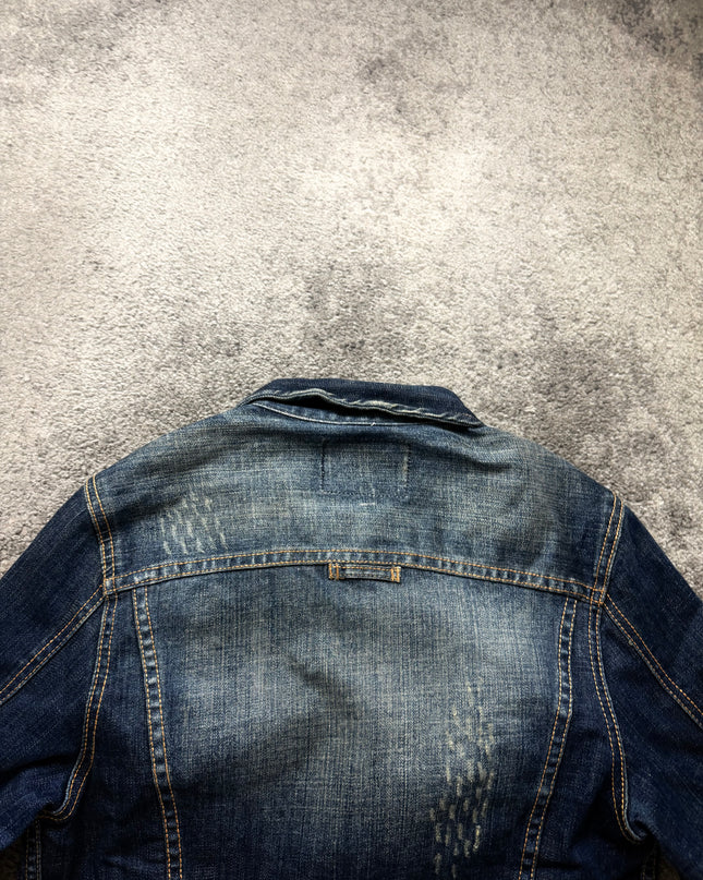 JACKROSE "DISTORTED FADE" DENIM JACKET