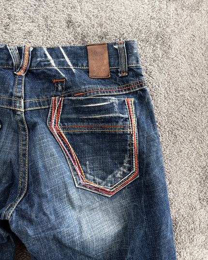 RED PEPPER "EMBELLISHED FADE" DENIM (M-L)