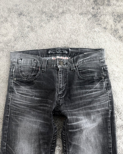 RED PEPPER "SHADOW FADE" DENIM (M)