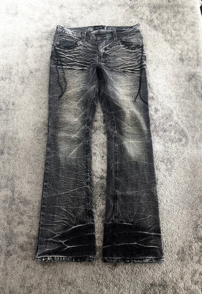 UGAJIN "SHADOW WASH LACE" DENIM (M)