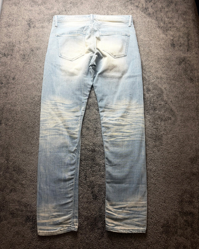 COOK JEANS "BLEACHED WOUNDS" DENIM (M)