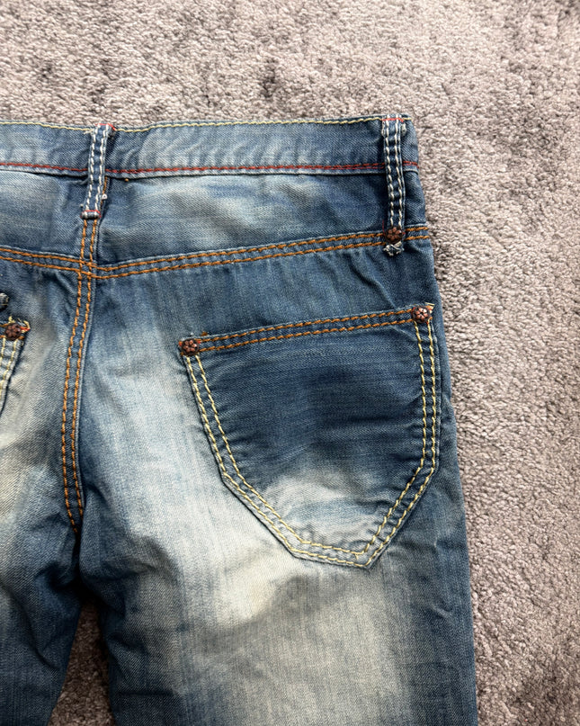 BEAST "CRIMSON STITCH" DENIM (S-M)