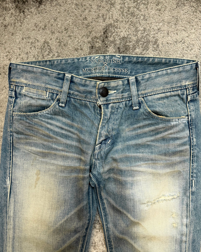 VANQUISH X MURDER LICENSE "GHOST STATIC" DENIM