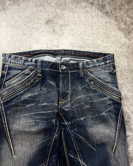 NICOLE CLUB "SILENT FRACTURE" DENIM