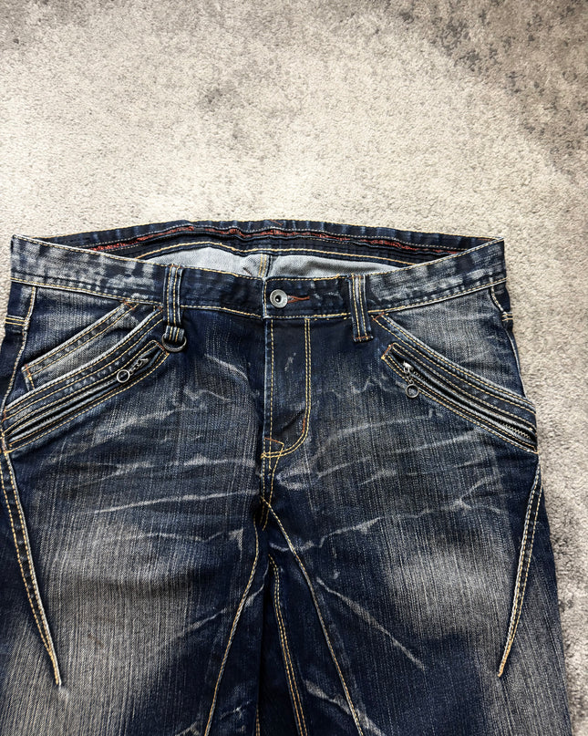NICOLE CLUB "SILENT FRACTURE" DENIM