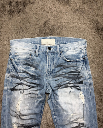 NEUTRAL INFINITY "STATIC COLLAPSE" DENIM