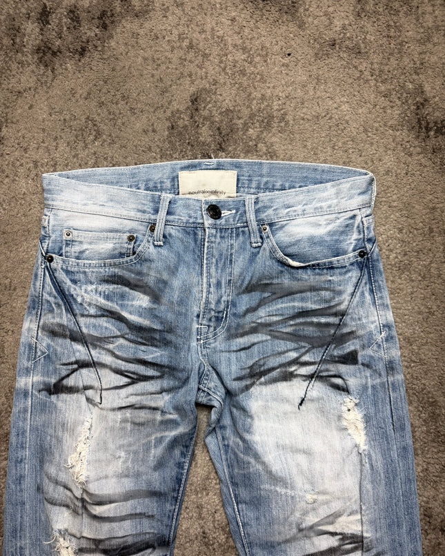 NEUTRAL INFINITY "STATIC COLLAPSE" DENIM