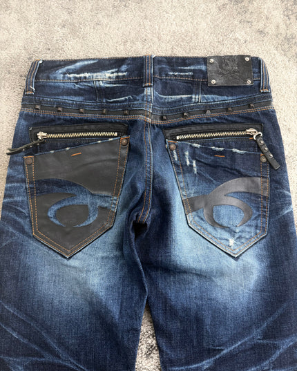 RED PEPPER "MIDNIGHT WHISKER" DENIM (M)