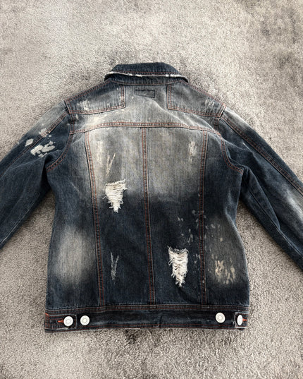 LOWBOX "SHADOW BURN" DENIM JACKET