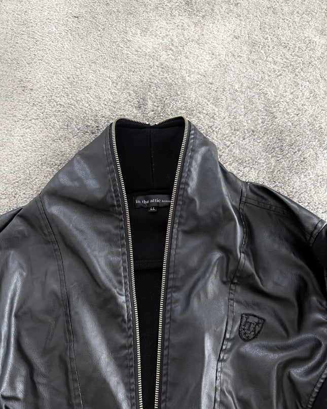 INTHEATTIC "SHADOW ZIP HYBRID" HOODIE (S-M)
