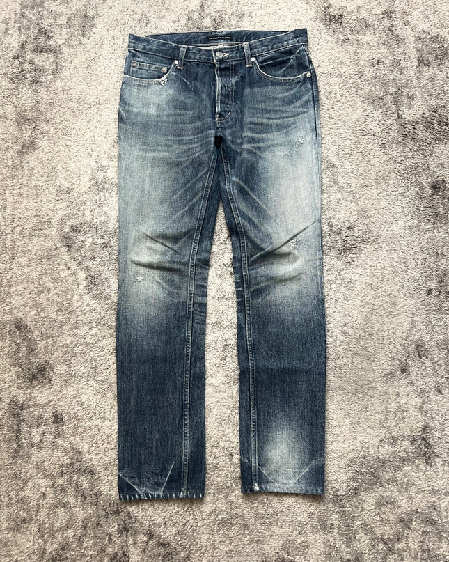 LOUNGE LIZARD "GHOST FADE" DENIM