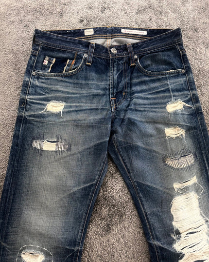 ADRIANO GOLDSCHMIED "HEAVY DESTROYED" DENIM (S-M)