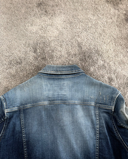 JACKROSE "MIDNIGHT FADE 2" DENIM JACKET (S-M)