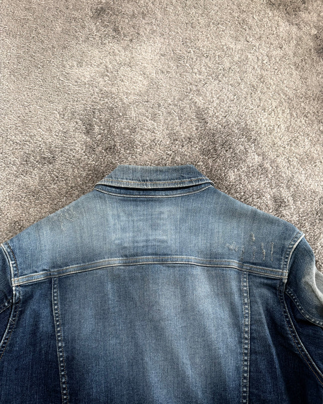 JACKROSE "MIDNIGHT FADE 2" DENIM JACKET (S-M)