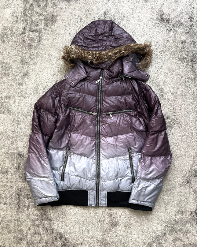 COLLINS "SPRECTRUM FADE" FUR PUFFER
