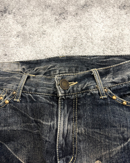 BACK & FORTH "DISTRESSED" DENIM (M)