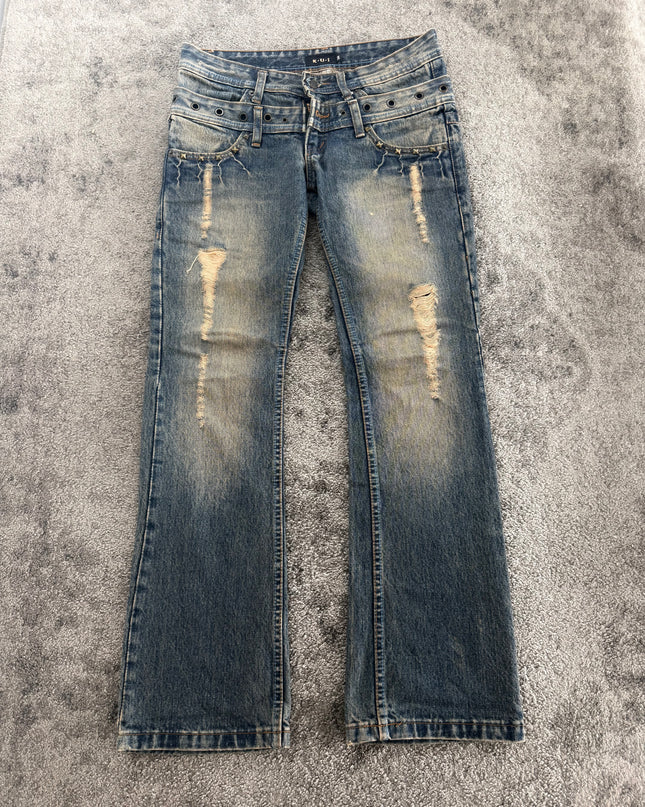 K.U.I "GROMMET SCAR" DENIM (M)
