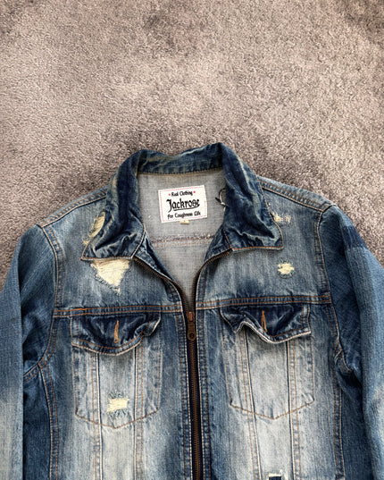 JACKROSE "CRASH FADE" DENIM JACKET