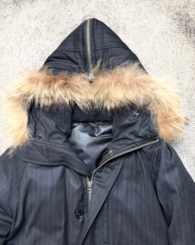 GREEN LABEL "PINSTRIPE AVIATOR" PUFFER
