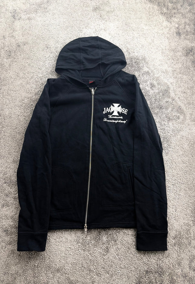 JACKROSE "DARK CROSS" ZIP HOODIE (S)