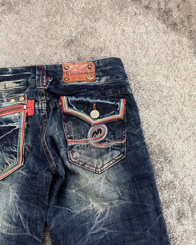 RIOBERA "NEON DRIFT" DENIM
