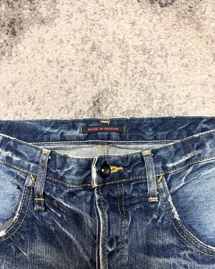 BLUE WAY "FROZEN RIPPLE" DENIM