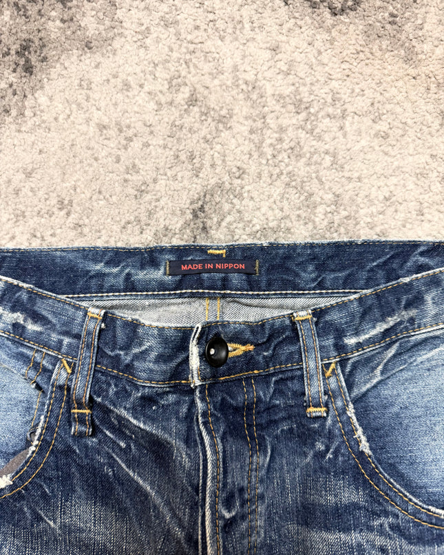 BLUE WAY "FROZEN RIPPLE" DENIM