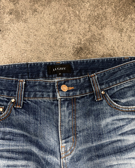 LA GATE "WHISKER FADE" DENIM (M)