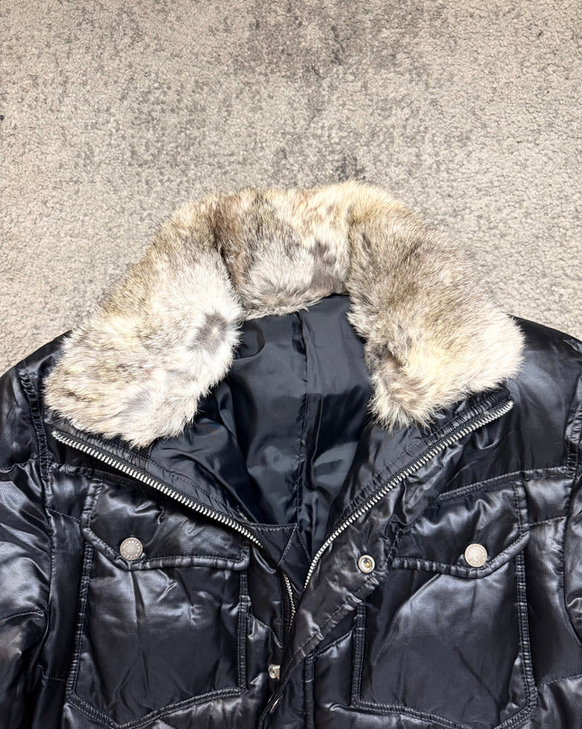 MONSIEUR NICOLE “BLACK STRIPES“ PUFFER