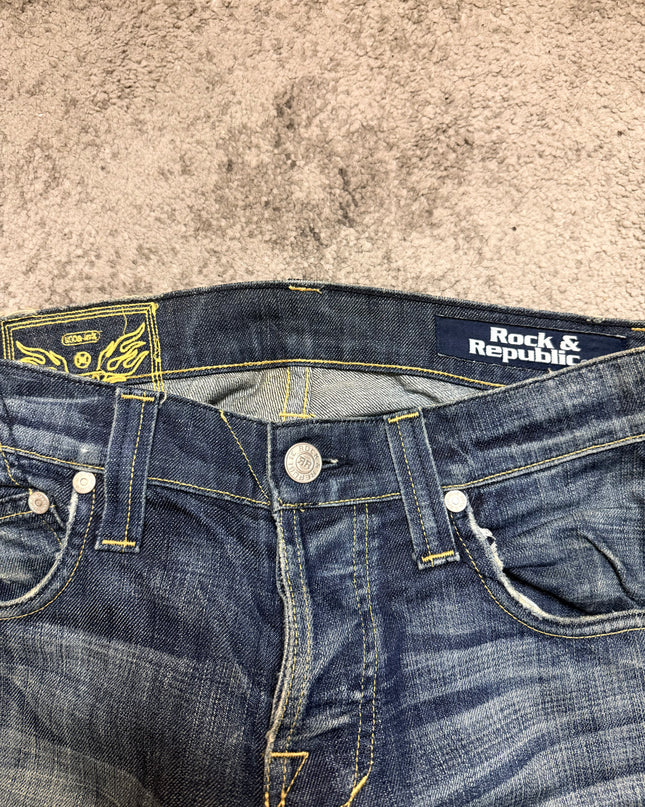 ROCK REPUBLIC “FLARED MEMORIES“ DENIM
