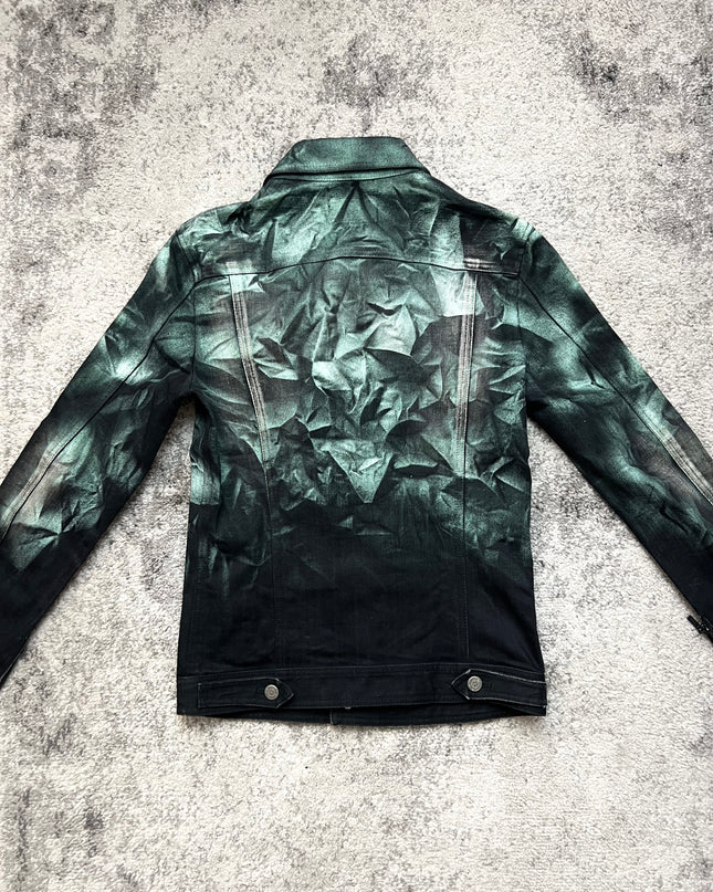 TORNADO MART "CRUSHED EMERALD" DENIM JACKET