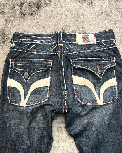 LAGUNA BEACH "WHITE WAVE" DENIM