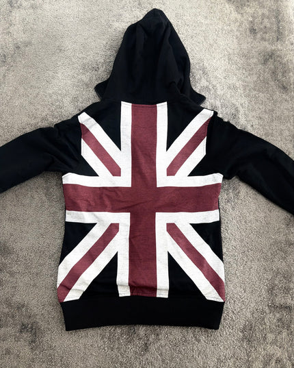 INTHEATTIC "UNION JACK REBELLION" ZIP HOODIE (S-M)
