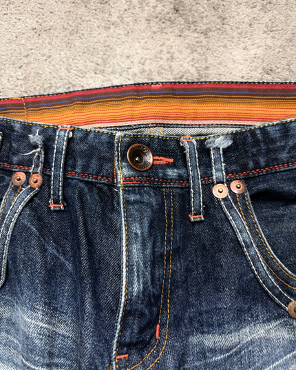 IBJ "FRACTURED FADE" DENIM