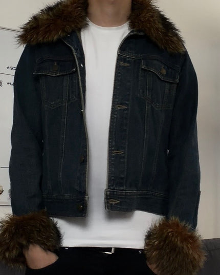 HEISEI "FUR RIOT" DENIM JACKET