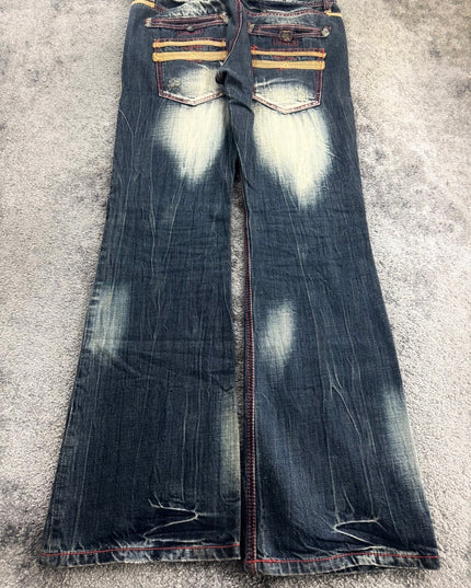 SHINEHILL "BLEACHED VEINS" DENIM (S-M)