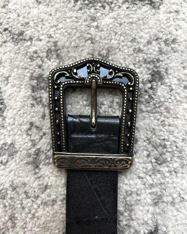 POST & CO "BAROQUE NOIR" BELT