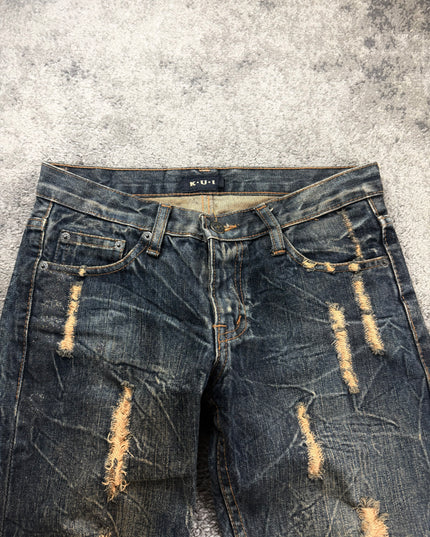 K.U.I "BEAUTIFUL DAMAGE" DENIM (S)