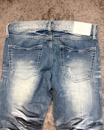 URBAN CRAFT "TORN ECLIPSE" DENIM