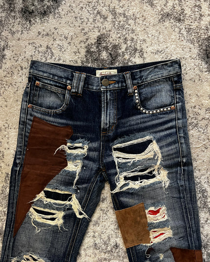 BONDS AND PEACE PATCH DENIM