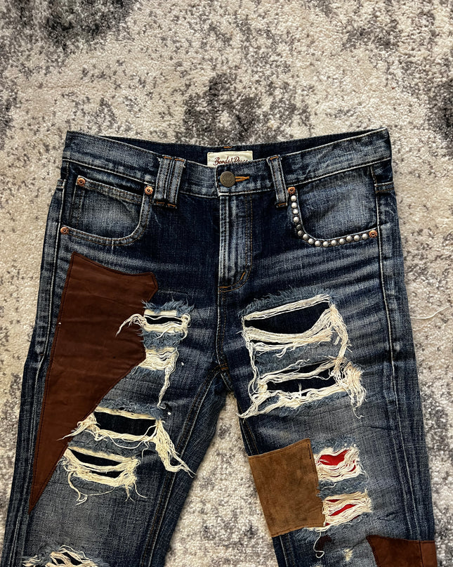 BONDS AND PEACE PATCH DENIM