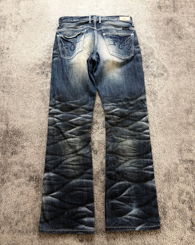 BLUE WAY "WRINKLED MEMORY" DENIM