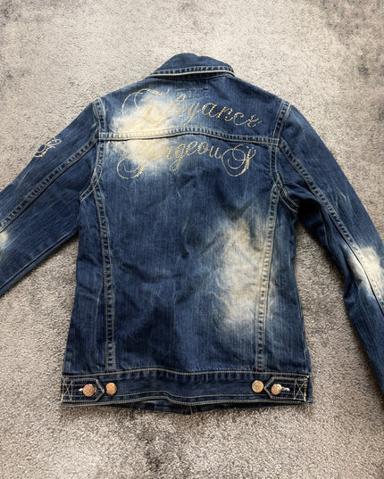 XFRM "CLOUD FADE" DENIM JACKET (M)