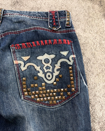 ANTIK "RED STITCH REBELLION" DENIM