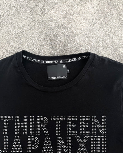 THIRTEEN JAPAN "NOIR CRYSTAL" TEE (M)