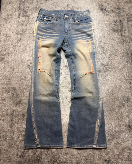 TRUE RELIGION "BROKEN HALO" DENIM