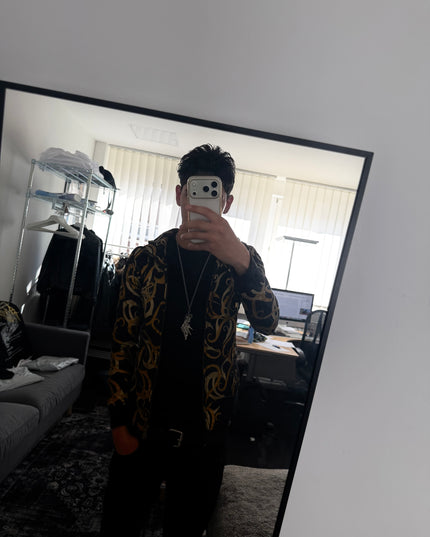 SCHEINE "GOLDEN SERPENT" ZIP HOODIE (M)