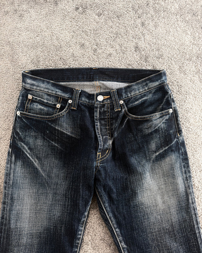 TAKEO KIKUCHI "NOIR FADE" DENIM (S)