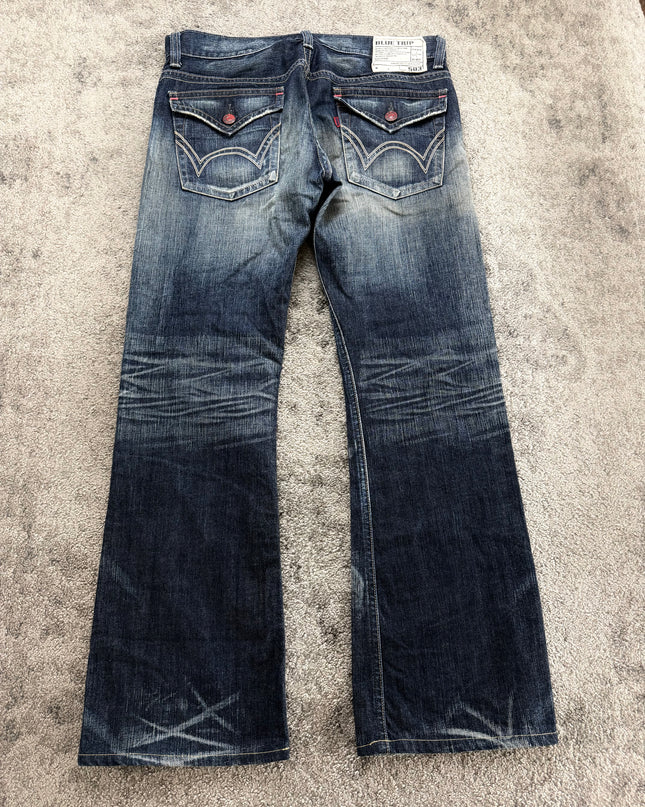 BLUETRIP "CRASH WHISKER FADE" DENIM (L)